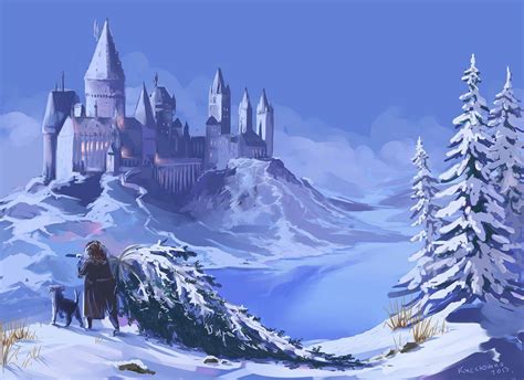 Hogwarts Winter Wallpapers - Top Free Hogwarts Winter Backgrounds ...