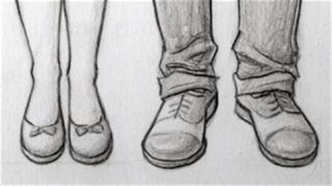 How To Draw Shoes Front View