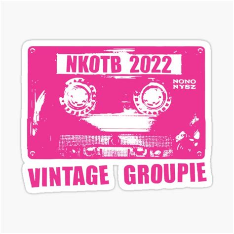 "NKOTB" Sticker for Sale by VirgilRaynor | Redbubble