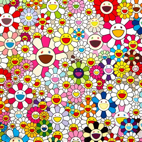 Takashi Murakami Flowers Blooming in This World and the Land of Nirvana ...