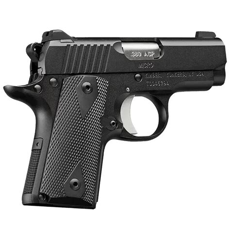 Kimber Micro .380 ACP 6rd Pistol Blackout Sights 3700601 - The Gun Store EU