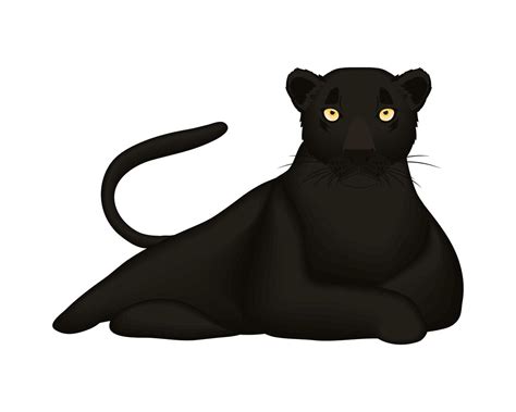 Cute panther cartoon 3752878 Vector Art at Vecteezy