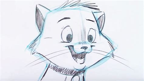 How to Draw a Cat Cartoon with a BIG EXPRESSION - YouTube