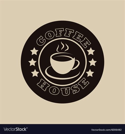 Coffee house logo Royalty Free Vector Image - VectorStock