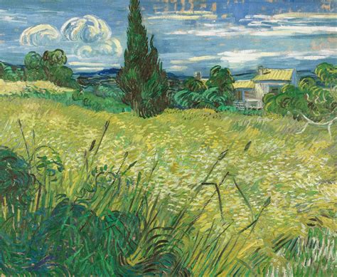 Green Field Painting by Vincent van Gogh - Fine Art America