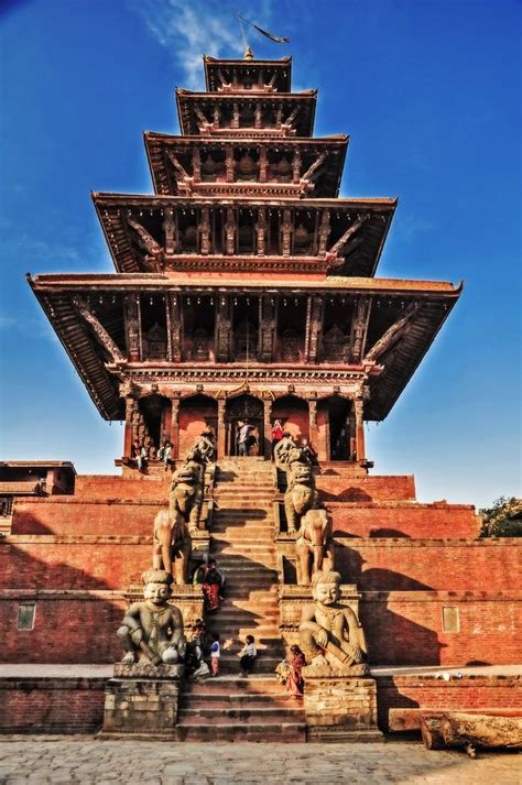 Nyatapola Temple in Bhaktapur, Nepal | Viaggi asia, Architettura ...