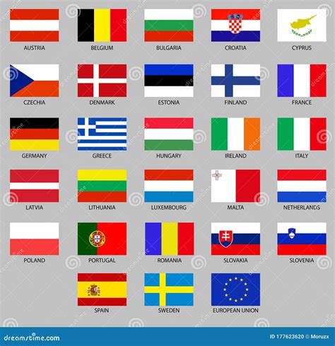 Flags Of European Countries