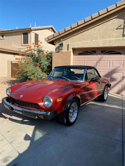 1976 fiat spider 50,000 original miles Italian classic European ...