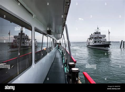 Ship on Lake Constance Stock Photo - Alamy