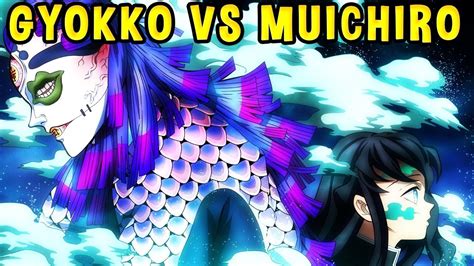 Muichiro vs Gyokko FULL FIGHT | Demon Slayer - YouTube