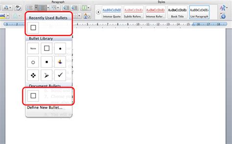 How to Add a Check Box and Custom Bullets in Microsoft Word