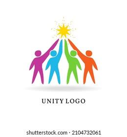 Unity Logo Unite Group Logo Organization Stock Vector (Royalty Free ...