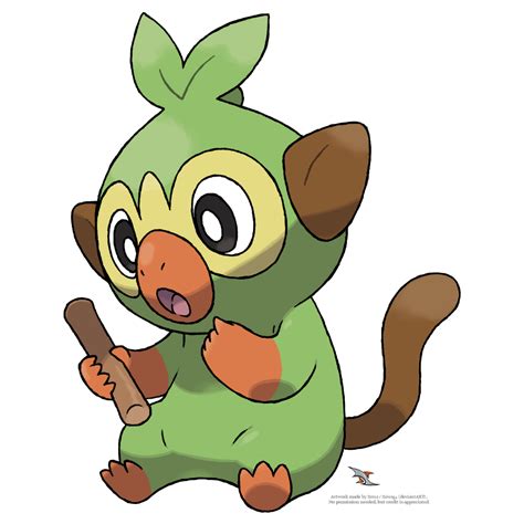 Grookey Pokemon Background PNG | PNG Play