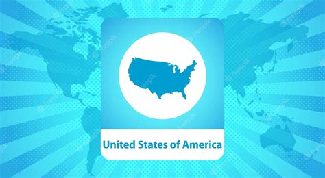 Premium Vector | Map of the united states of america. vector ...