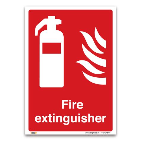 Fire extinguisher - 3 Signs