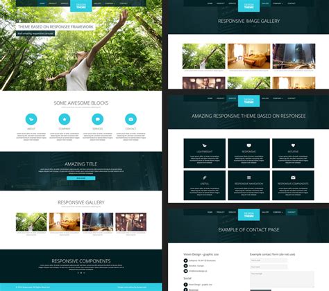 Responsive web design templates and frameworks - basketballlimi