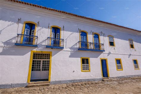 Colorful houses of historical center featuring paraty, colorful, and ...