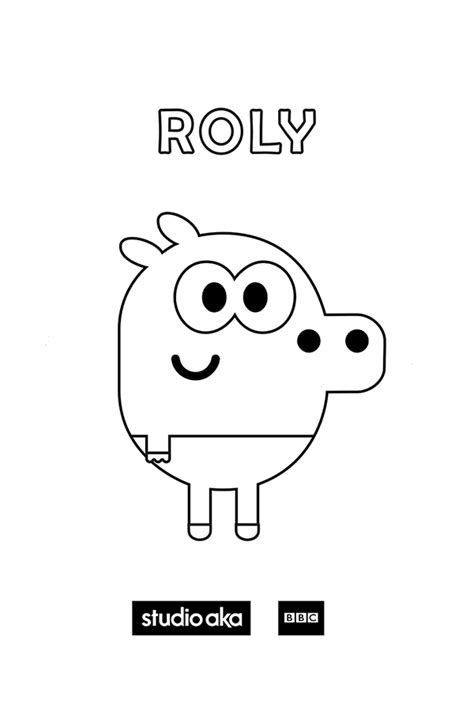 Roly Colouring Sheet - Hey Duggee Official Website