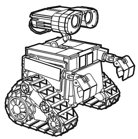 WALL-E Coloring Pages - Best Coloring Pages For Kids | Coloring pages ...