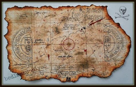 Goonies Treasure Map Print | Schatzkarte, Papiermodell, Landkarte