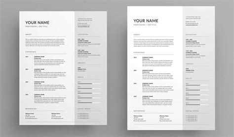 The 100 InDesign Resume Templates You Need in 2023 | Redokun Blog