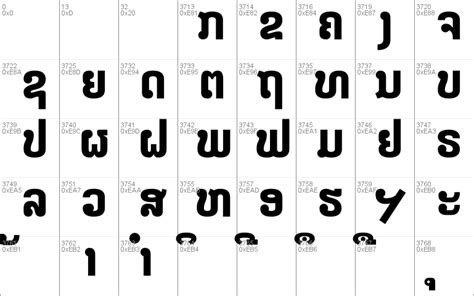 Lao Muang Khong Windows font - free for Personal