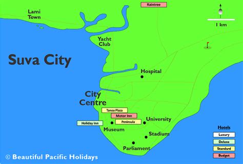 Suva Fiji Map