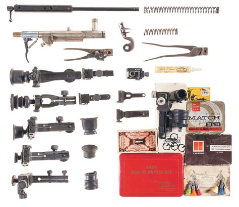 Large Grouping of Air Gun Accessories, Parts, Ammunition, and Cases ...