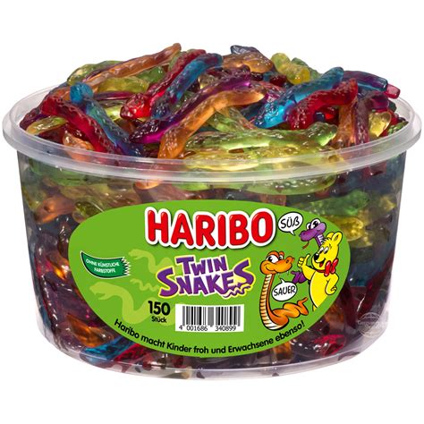 Haribo Twin Snakes 2.65 lbs Tub