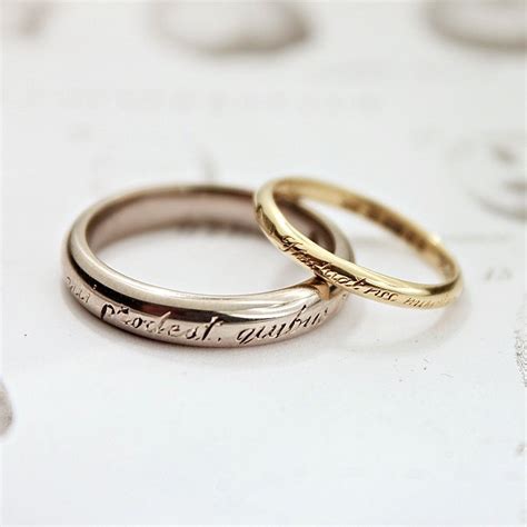 wedding ring engraving ideas pinterest - Roselyn Geer