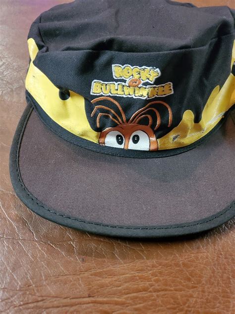 2 vintage rocky and bullwinkle hat taco bell 1993 90s painter cap black ...