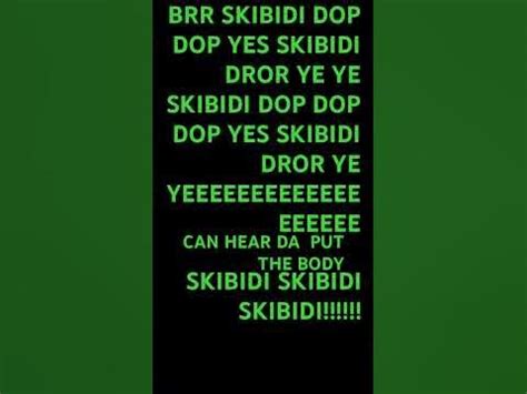 Skibidi toilet lyrics - YouTube