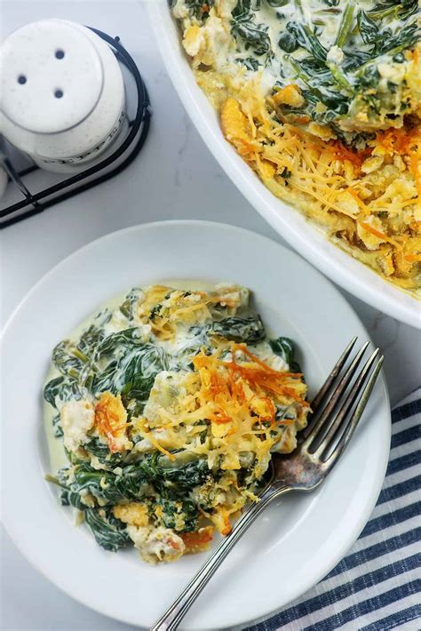 Favorite Creamed Spinach Casserole — Buns In My Oven