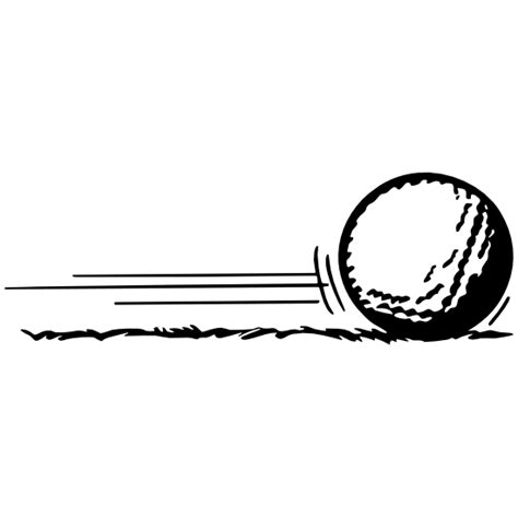 Golf Ball Moving Quickly Sticker