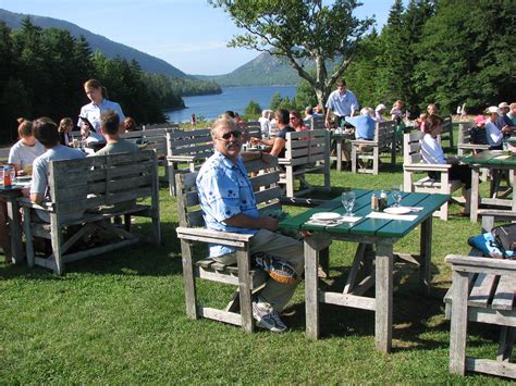 Jordan Pond House Lawn | Donald waits for tea and popovers | Flickr