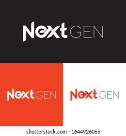 Next Generation Logo Abstract Minimalism Light Stock Vector (Royalty ...