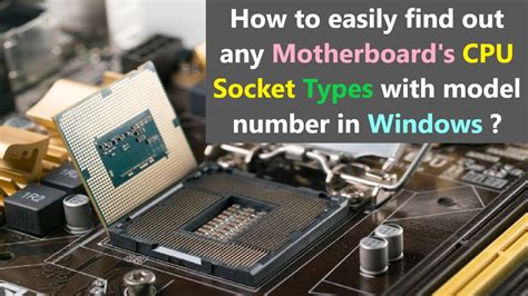 How To Check Cpu Socket - Relationclock27