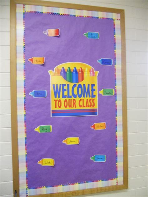 Welcome To Our Class bulletin board