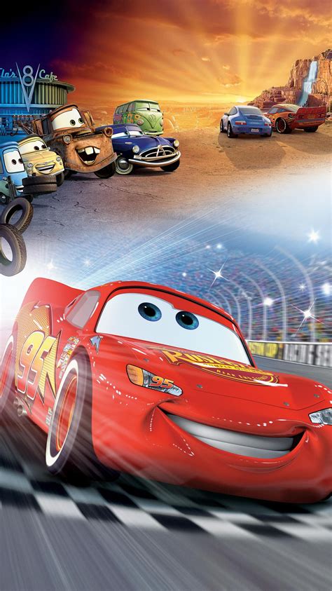 Cars (2006) Phone Wallpaper | Moviemania | Carros desenho infantil ...