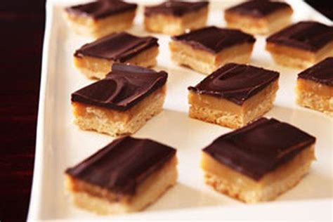 Chocolate-Caramel Squares | Caramel squares recipe, Square recipes ...