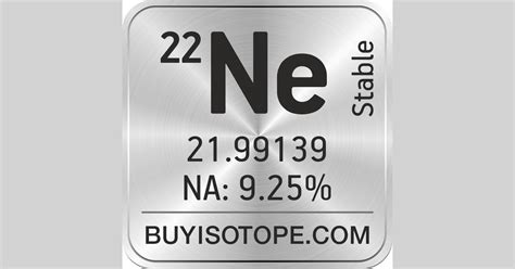 22Ne Isotope, Enriched 22Ne, 22Ne Gas, 22Ne Price, 22Ne Applications