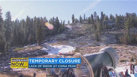 China Peak temporarily closed due to lack of snow - ABC30 Fresno