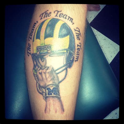 True devotion to Michigan Football... | Wolverine tattoo, Football ...