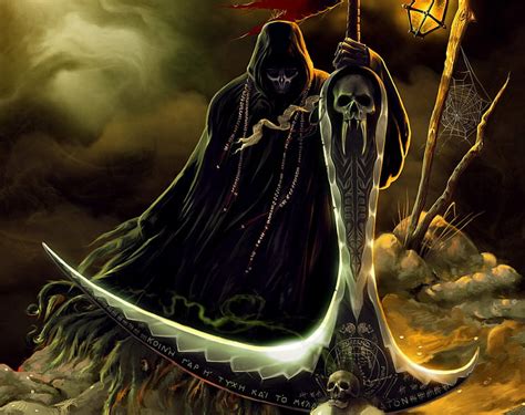 HD wallpaper: Dark, Grim Reaper, Scythe, Skull, Weapon, no people ...