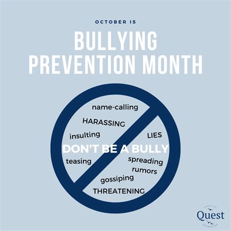 National Bullying Prevention Month — Quest Counseling