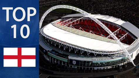 Top 10 Biggest Football Stadiums in England - YouTube