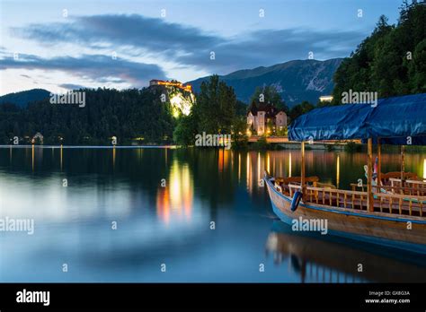 Pletna lake bled hi-res stock photography and images - Alamy