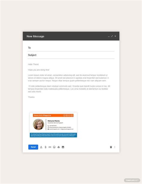 Responsive Email Signature Template in HTML5, PSD, Outlook - Download ...