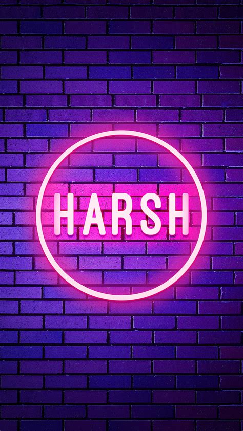 20x15px, free download | Harsh, Name, Neon light, Neon name, name ...