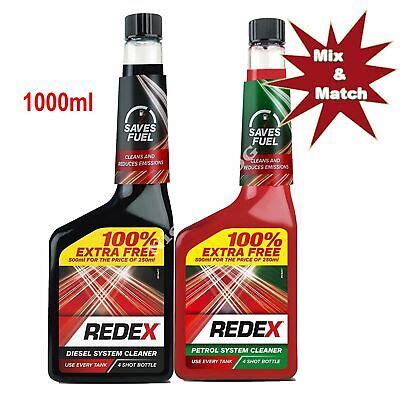 500ml Redex Petrol, Diesel Injector Cleaner, Free Fuel System Treatment ...